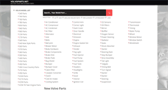 Desktop Screenshot of oemvolvoparts.net